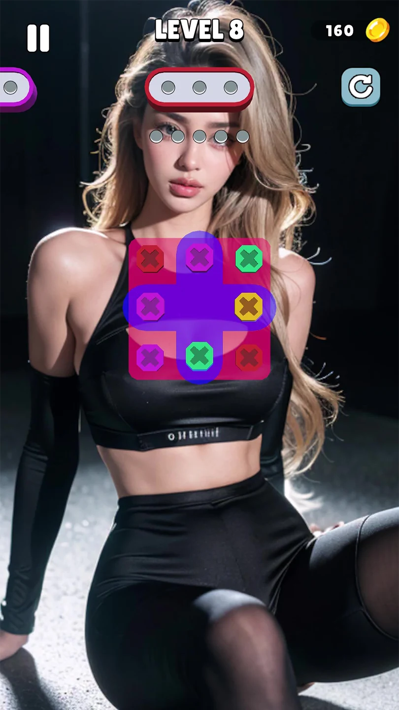 Beauty Unscrew Puzzle screenshot